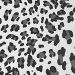 Stretchable Foil Vinyl-LEOPARD SILVER 2-12IN
