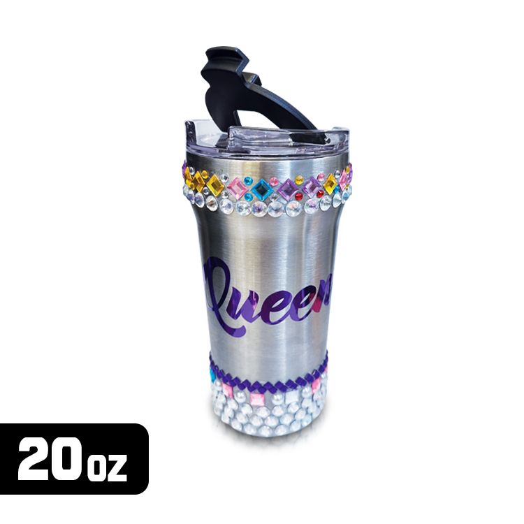 Stainless Steel Tumbler With Easy Open Lid 20 Oz