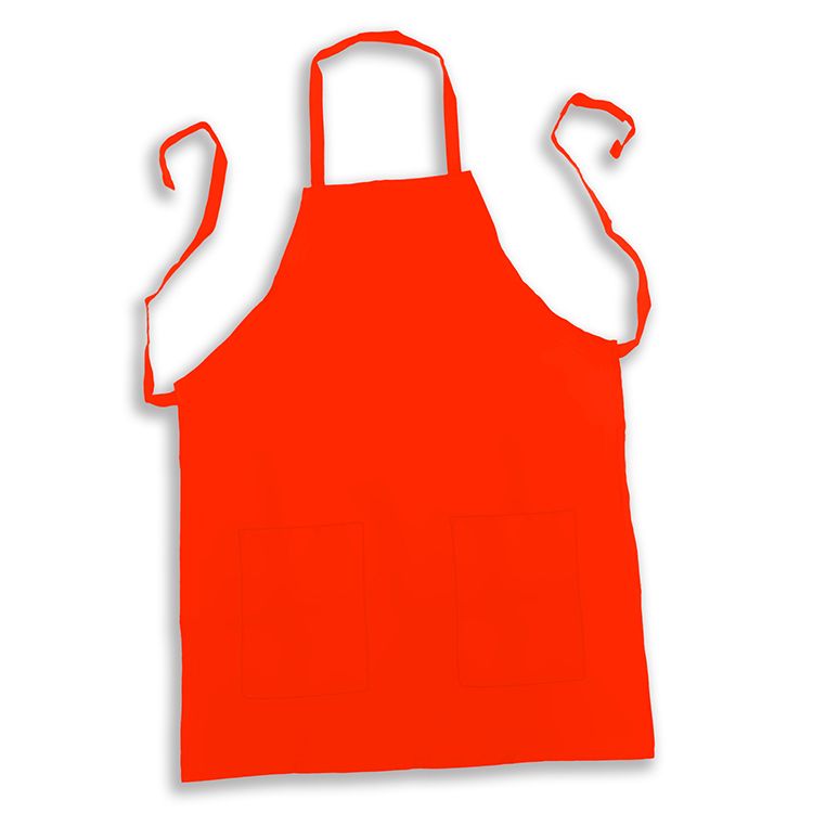 Orange aprons for deals sale
