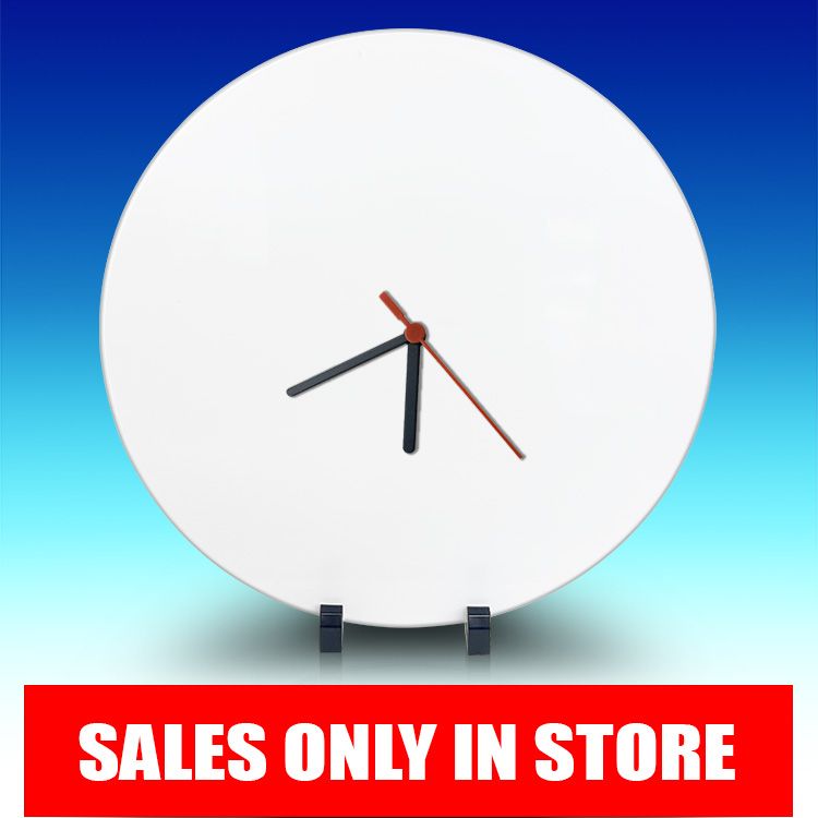 Sublimation Glass Clock - Round