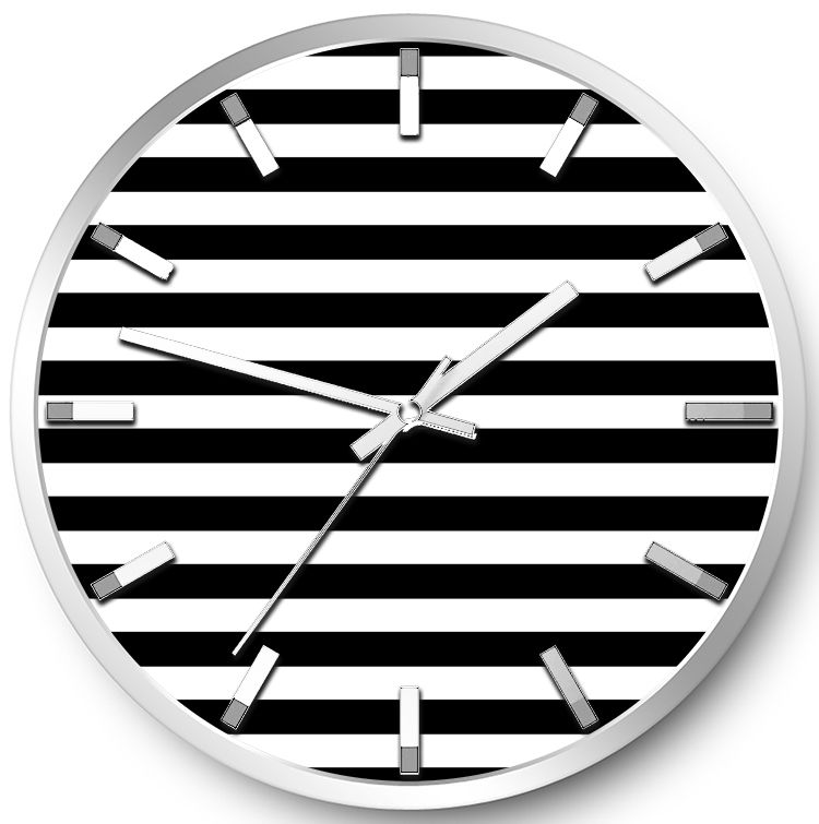 Stripes Straight Black Sign Vinyl