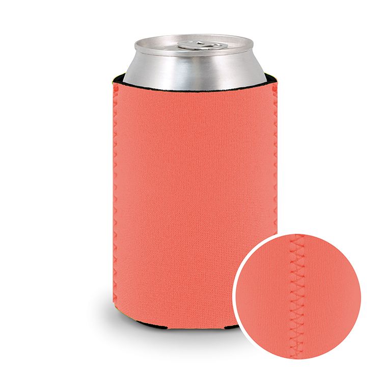 Can Cooler Neoprene-Coral