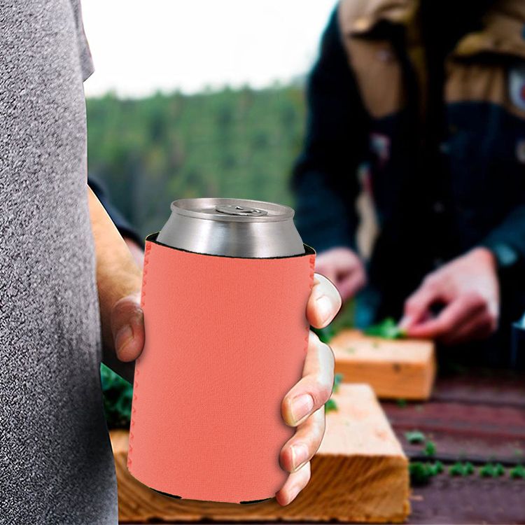 Coral koozies top