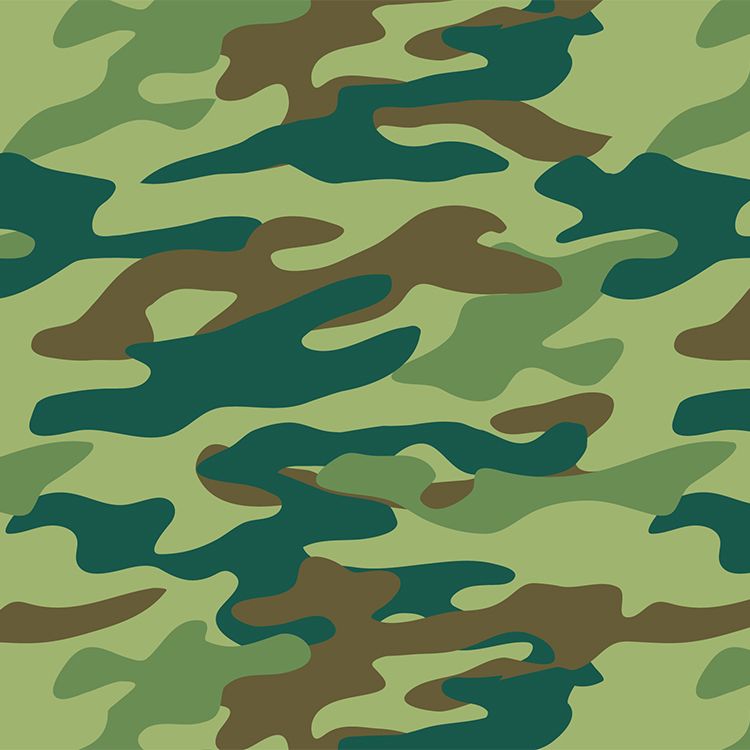 Camouflage Green Vinyl