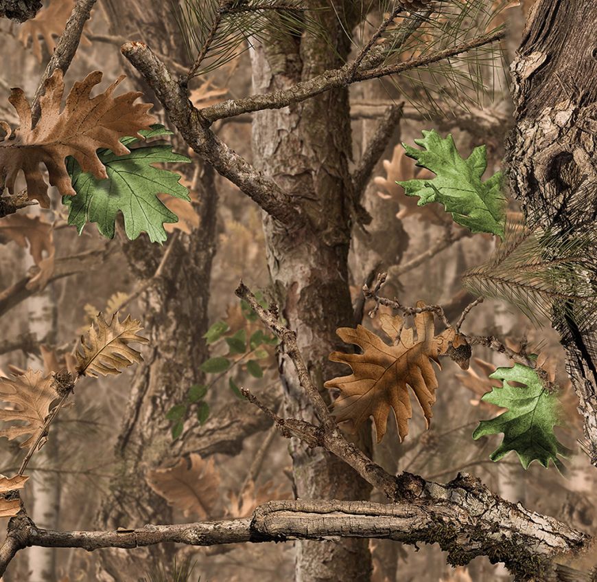 Camo Tree Dry Leaves Vinyl