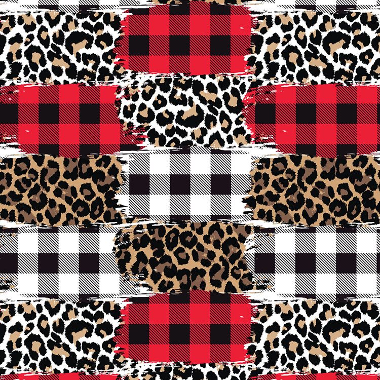 Christmas Leopard Vinyl