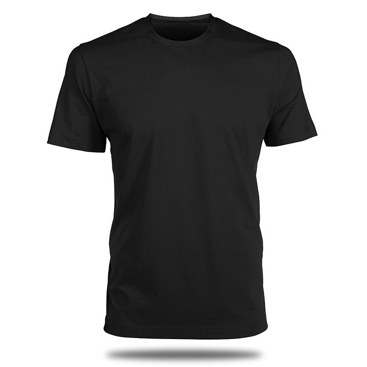 Round Neck T-Shirt-Black