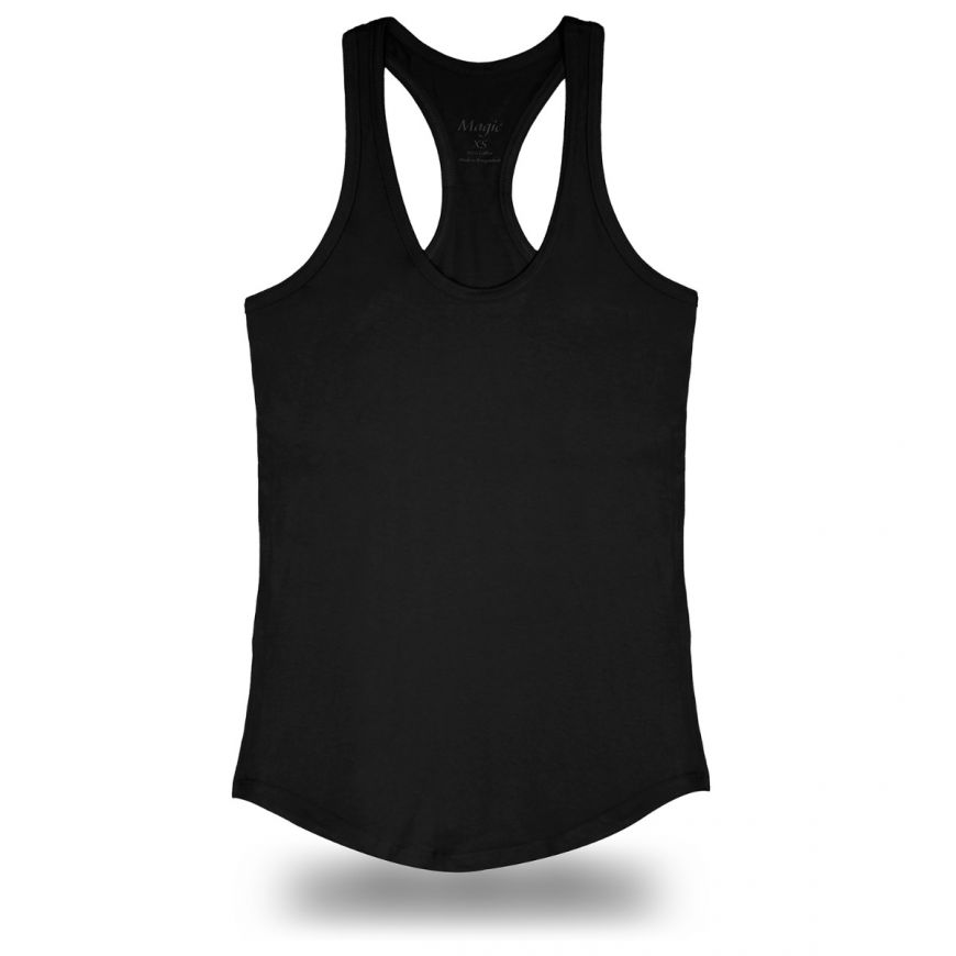 Magic Fitted Tank Top Black