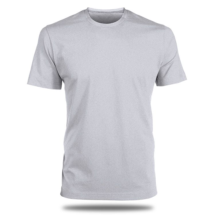 Round Neck T-Shirt-Grey