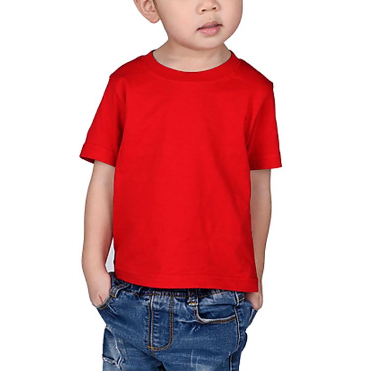 Round Neck T shirt Kids White