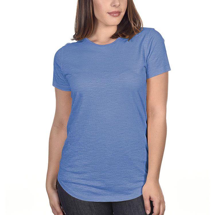 light blue tee shirt