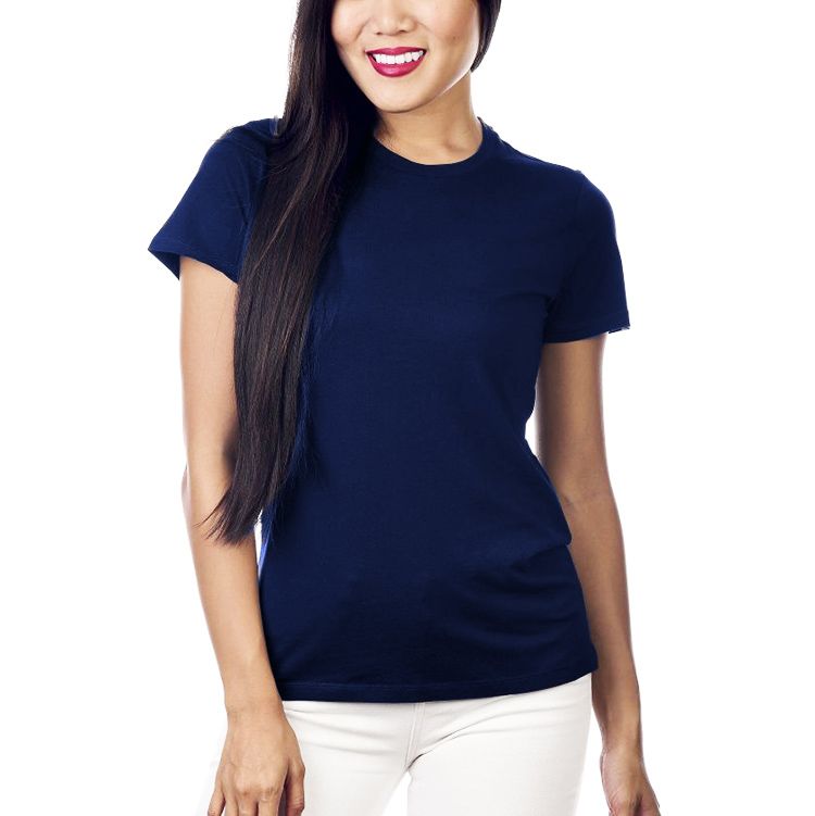 Navy round neck t shirt online