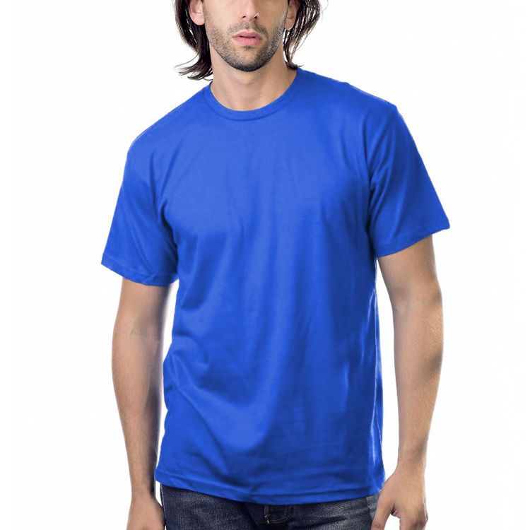 blue tee shirt