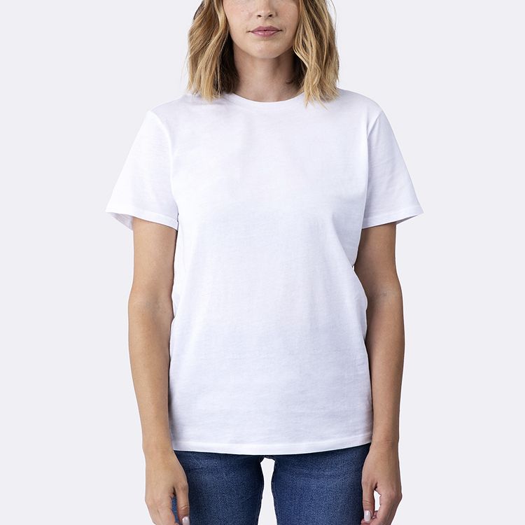 Cotton DTF Printed White Round Neck T Shirt