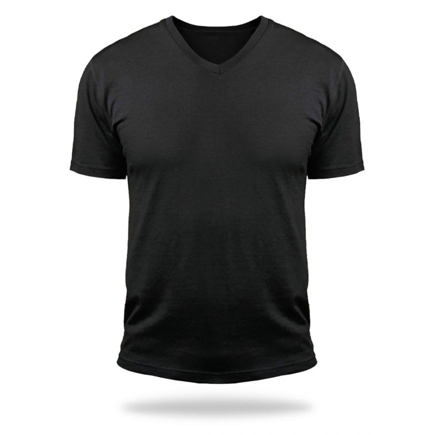 Black V Neck Tees