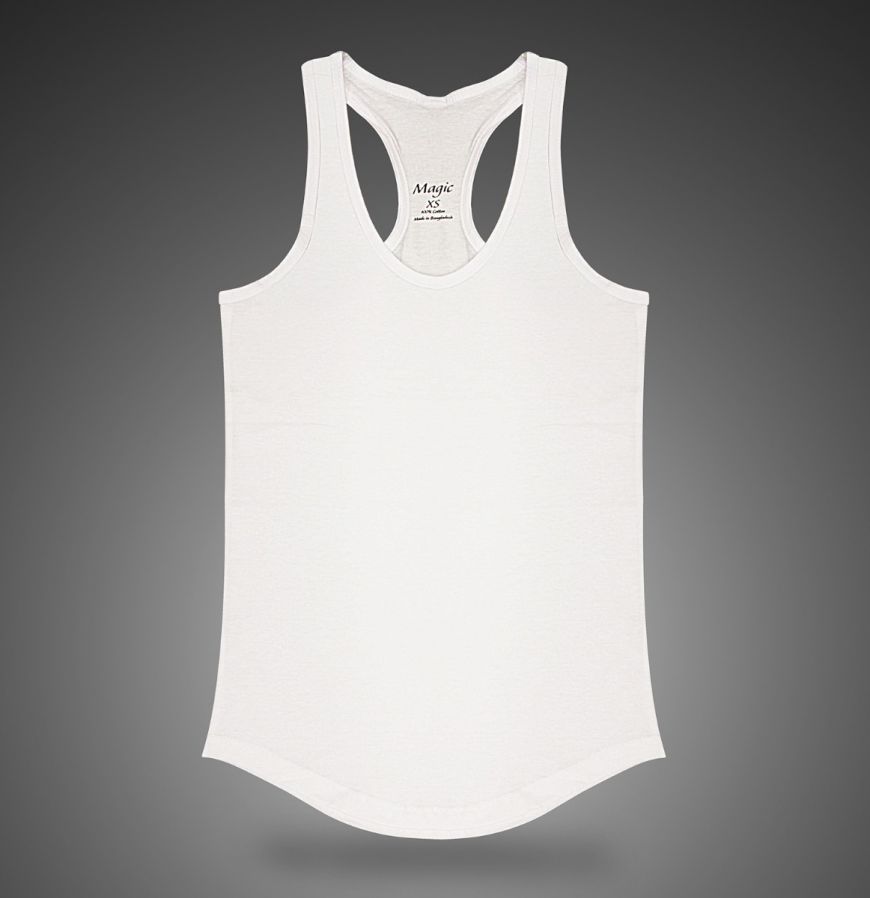 Magic Fitted Tank Top White