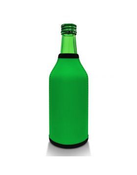 Bottle Can Cooler Neoprene Green