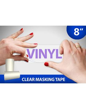 Clear Masking Tape 8 Inch