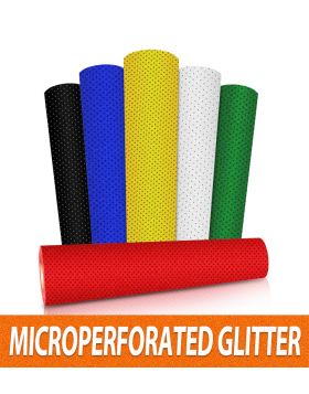 Glitter Perforated Vinyl