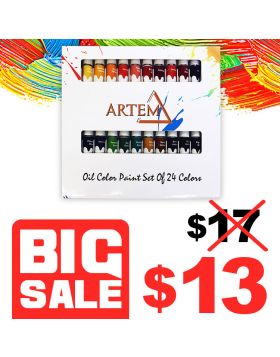 Oil Color Paint Set of 24 Colors