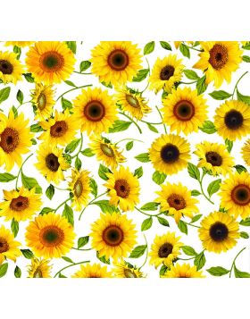 Sunflowers White Vinyl