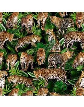 Leopard Collage Dark Heat Transfer Vinyl