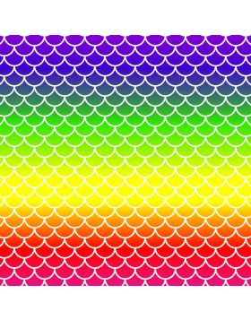  Mermaid Spectrum Colors Sign Vinyl