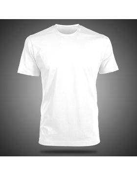 Round Neck T-Shirt-White