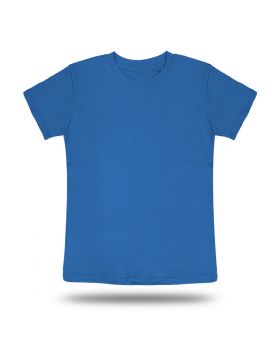 Round Neck T shirt Kids Blue