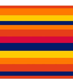 Lines Yellow Orange Red And Blue Astros Vinyl