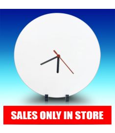 Sublimation Glass Clock 12"