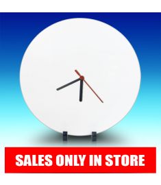 Sublimation Glass Clock 12"