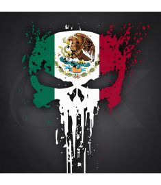 DTF-223 Skull Mexico Phanton 9 x 11 Inches