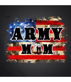 DTF-236 Army Mom 10 x 8 Inches