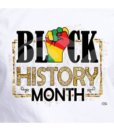 DTF-254 Black History Month 10 x 8 Inches