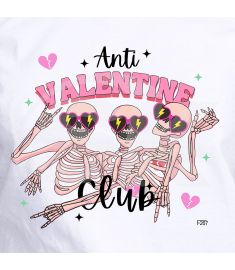 DTF-267 Anti Valentine Club 10 x 9 Inches