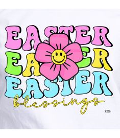 DTF-290 Easter Blessings - Retro Easter 10 x 8 Inches