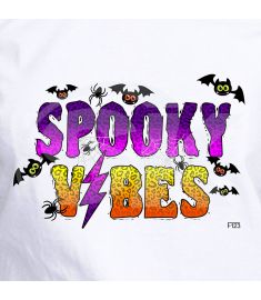DTF-123 Spooky Vibes 10 x 7 Inches