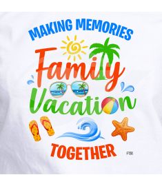 DTF-136 Family Vacation 9 x12 Inches