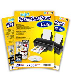 Inkjet Water Slide Paper White