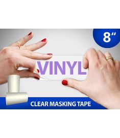Clear Masking Tape 8 Inch