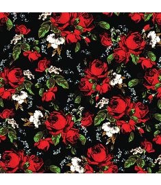 Roses Flowers Dark Vinyl