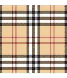 Plaid Burby Sign Vinyl