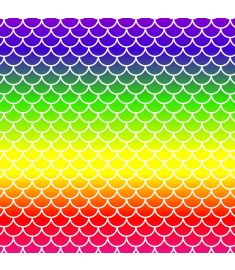  Mermaid Spectrum Colors Sign Vinyl