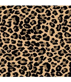Leopard Brush Sign Vinyl