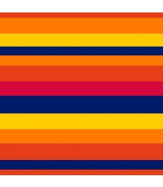 Lines Yellow Orange Red And Blue Astros Sign Vinyl