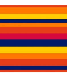 Lines Yellow Orange Red And Blue Astros Sign Vinyl