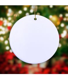 Round Shape Ornament Sublimation