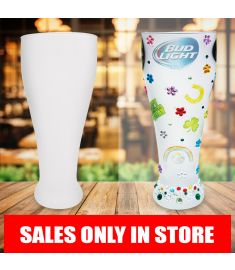 Sublimation Beer Glass Frosted 20 Oz