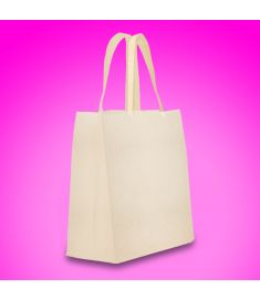 Drawstring Bag Natural White Small